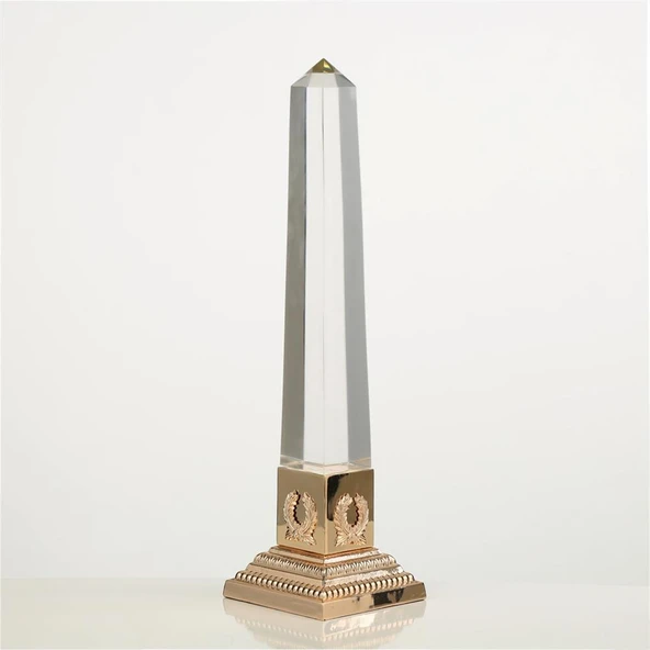 Vitale Silver Bronz Dikilitaş 13*13*48 cm ürün görseli 1