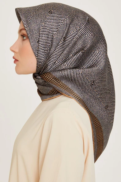 Armine E24KA9252D0203 Dj Saf İpek Eşarp 9252D (T) - 3
