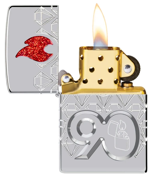 Zippo 90. Yıl Özel Koleksiyonu Armor® Kasa Çakmak - 3