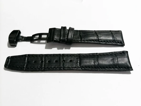 Fado &Hertür Saate &Uygun  Kelebek  Toka  24 MM  siyah  kordon   (195)  siyah  toka - Resim 2