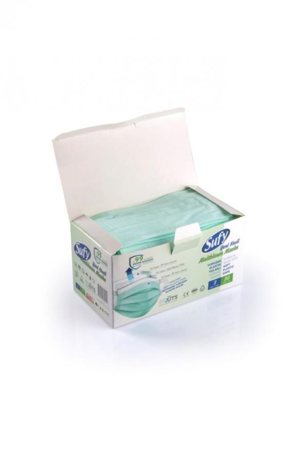 Sufy 3 Katlı Meltblown Cerrahi Maske 50 Adet - 4