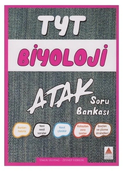 TYT Biyoloji Atak Soru Bankası Delta Kültür Yayınları