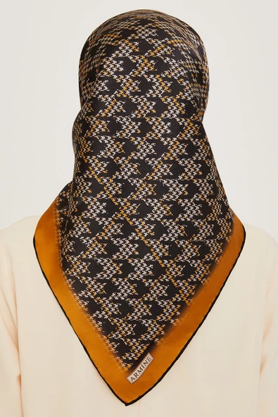 Armine E24KA9239D0231 Dj Saf İpek Eşarp 9239D (T) - Resim 4