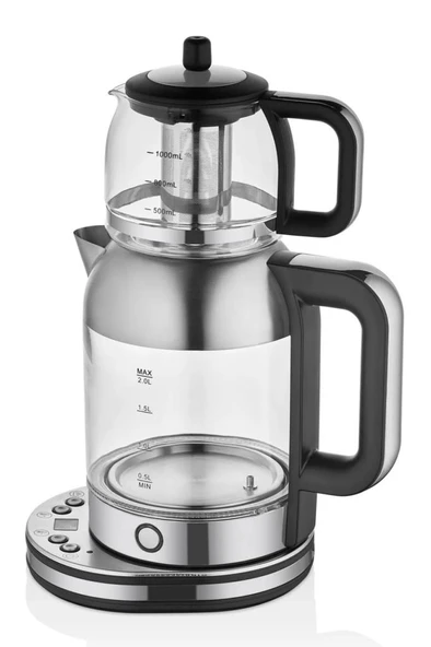 Arow Tea Maker Plus Elektrikli Cam Çay Makinesi Tr4318