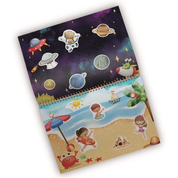 Tükenmeyen Sticker Kitabım (100+ Tekrar Tekrar Kullanılabilen Sticker) - 3