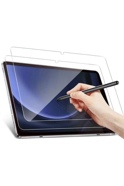 Galaxy Tab S10 Plus 12,4 inç Uyumlu Fuchsia Tablet Temperli Cam Ekran Koruyucu - Resim 4