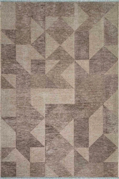MONET 4125A Bej Klasik Modern Toz Tutmayan Halı Kilim - Resim 4