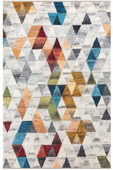 EFES 2301 İskandinav Yumuşak Doku Leke Tutmayan Modern Halı Kilim - 4