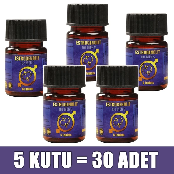 Erkekler Için Gıda Takviyesi (5 KUTU - 30 Adet)