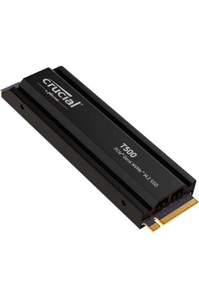 Crucial T500 1TB SSD Gen4 NVMe M.2 CT1000T500SSD5 Soğutuculu