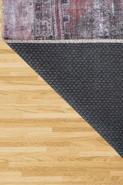 VALENCIA 1511 Patchwork Kaymaz Taban Yıkanabilir Modern Halı Kilim - 3