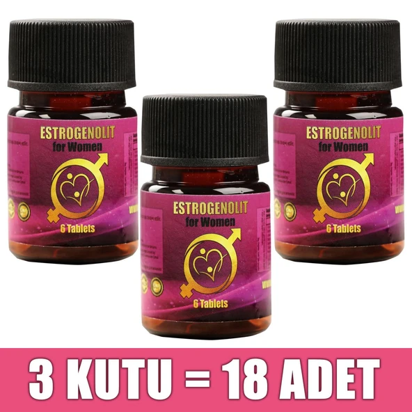 Bayanlar Için Gıda Takviyesi (3 KUTU - 18 Adet)