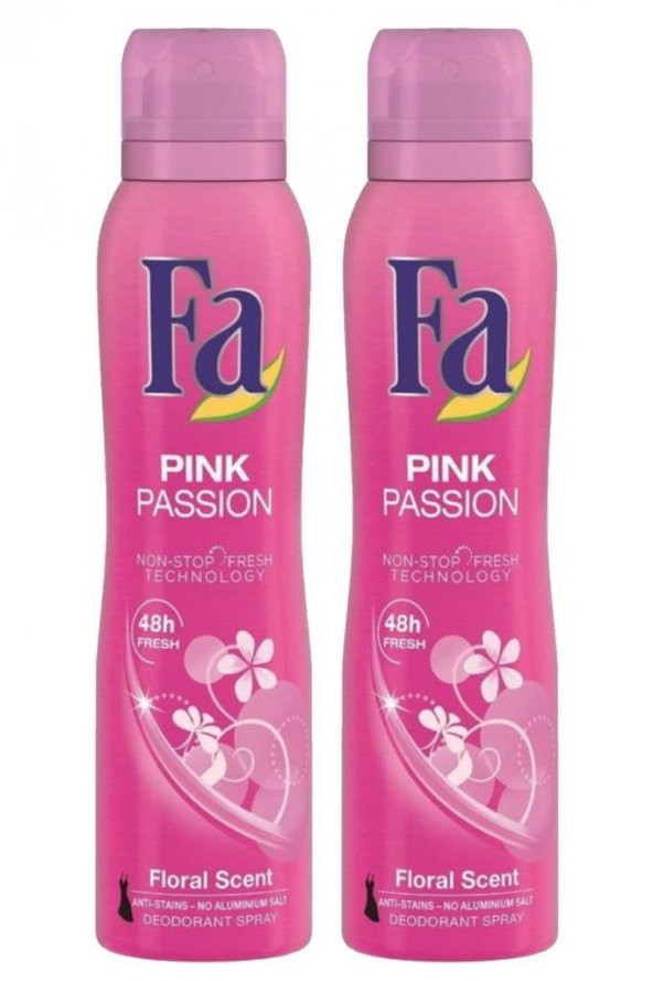 Fa Pink Passion Deodorant 150 ml x 2 Adet