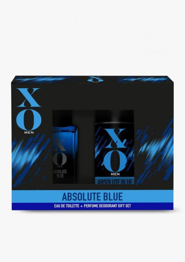 Xo Erkek Parfüm Absolute Blue 100 ml + Deodorant 125 ml