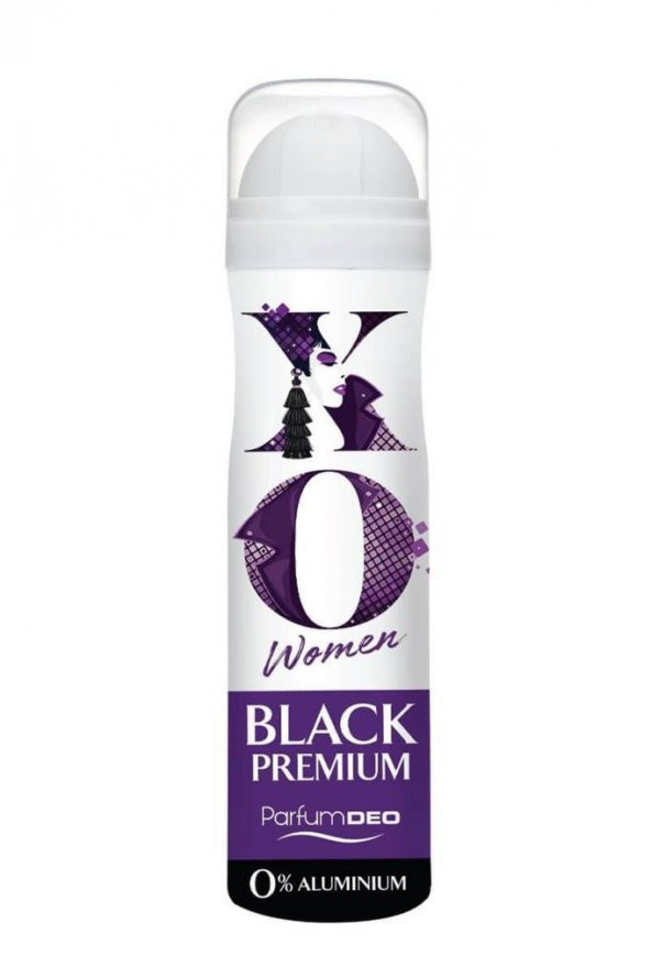 Xo Kadın Deodorant Black Premium 150 ml