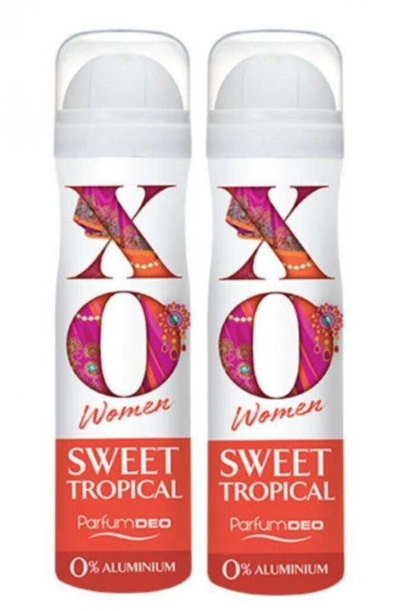 Xo Kadın Deodorant Sweet Tropical 150 ml 2 Adet