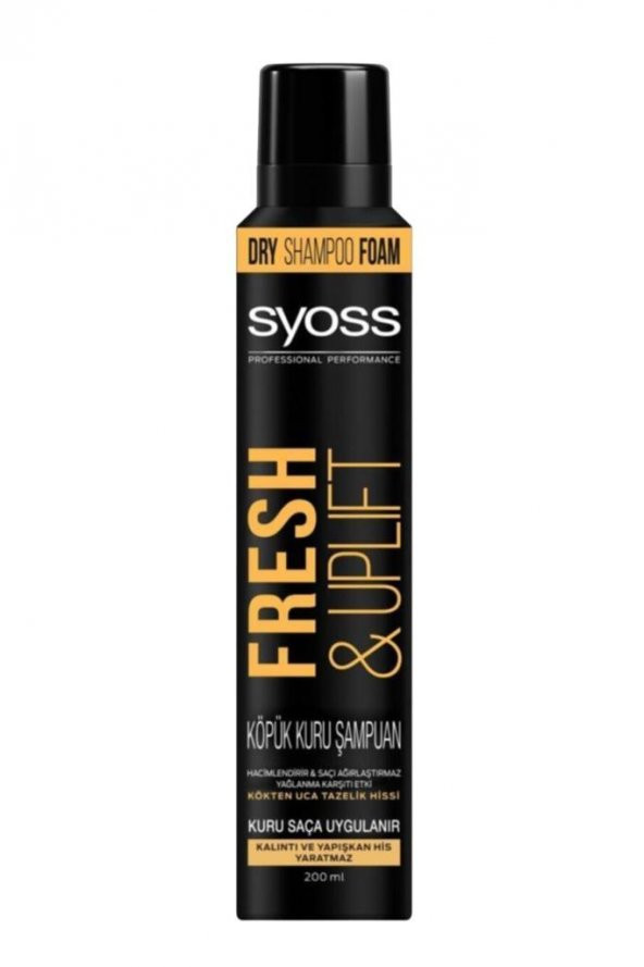 Syoss Fresh & Uplift Köpük Kuru Şampuan 200 ml