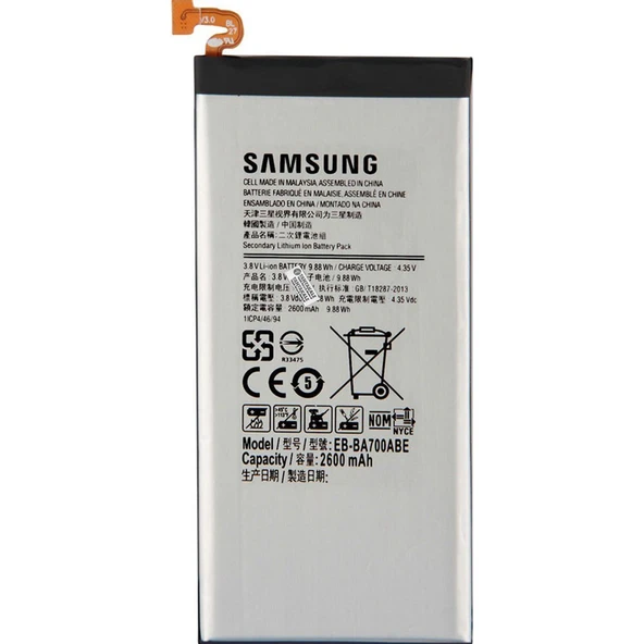 Samsung Galaxy A7 2015 SM-A700 Batarya Pil - Orjinal