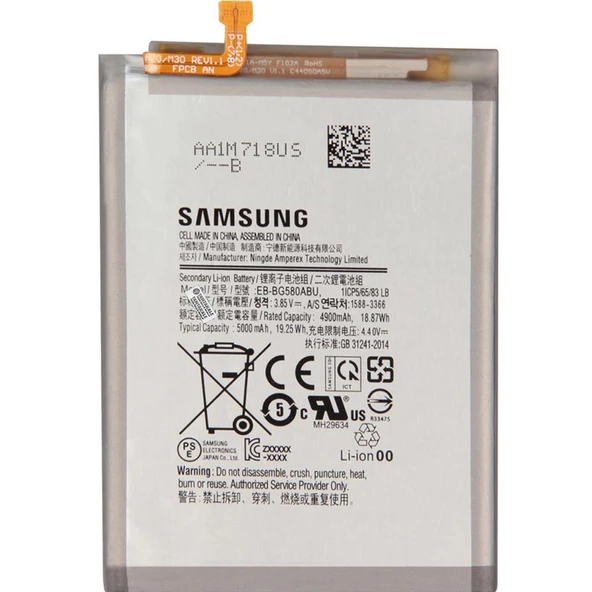 Samsung Galaxy M30 SM-M305 Batarya Pil - Orijinal