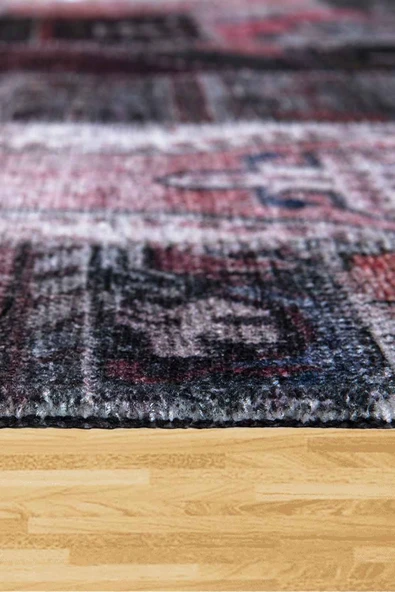 VALENCIA 1511 Patchwork Kaymaz Taban Yıkanabilir Modern Halı Kilim - 5