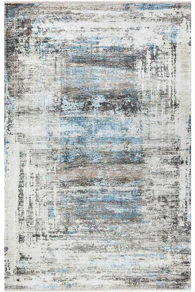 VALENCIA 1506 Renkli Kaymaz Taban Yıkanabilir Modern Halı Kilim - 4