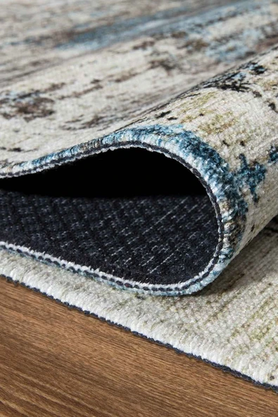 VALENCIA 1506 Renkli Kaymaz Taban Yıkanabilir Modern Halı Kilim - 2
