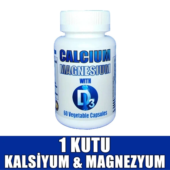 Kalsiyum Magnezyum Vitamin D3 60 Kapsül (1 KUTU)