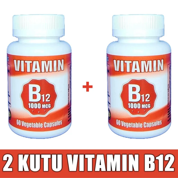 Vitamin B12 1000mcg 120 Kapsül (2 KUTU)