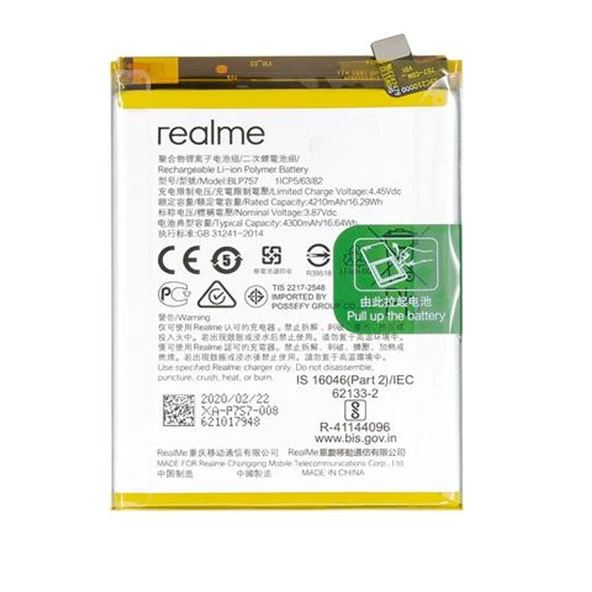Realme 6 Orijinal BLP757 Batarya Pil