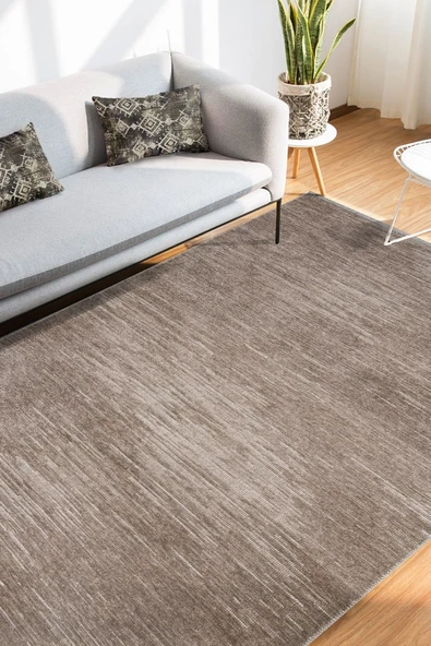 KİLİMİSTA MİLANO ML110 Açık Bej Leke Tutmaz Antialerjik Yıkanılabilir Dokuma Dekoratif Halı Kilim - 2