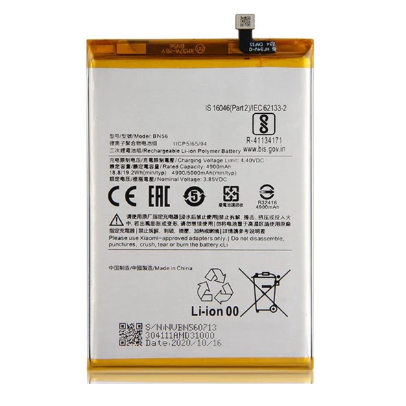 Xiaomi Redmi 9c Bn56 Orijinal Batarya