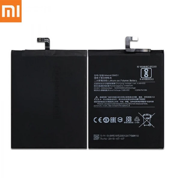 Xiaomi Mi Max 3 BM51 Batarya Pil