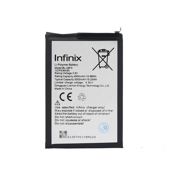 Infinix Hot 9 Pro Batarya Pil Bl-49fx