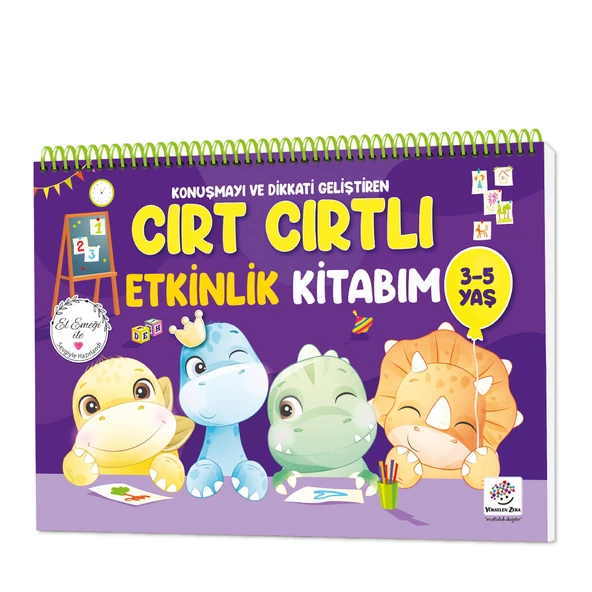 Cırt Cırtlı Etkinlik Kitabım 3-5 yaş