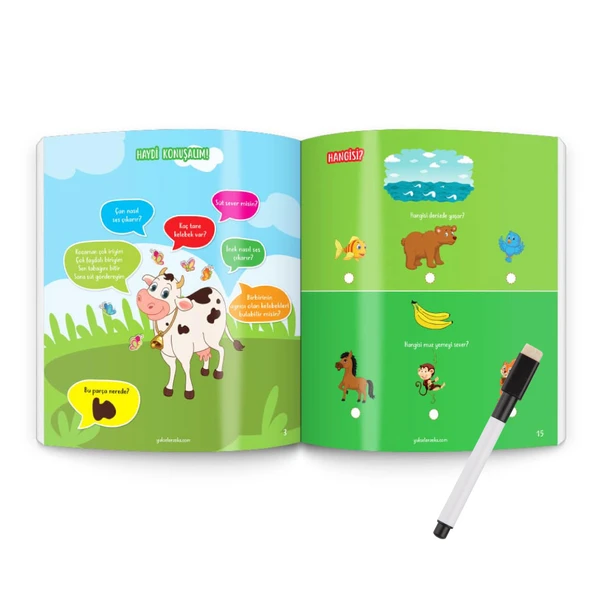 Konuşturan Kitap Serisi YAZ-SİL - 3