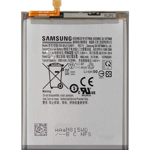 Samsung Galaxy A22 SM-A225 Batarya Pil - Orjinal