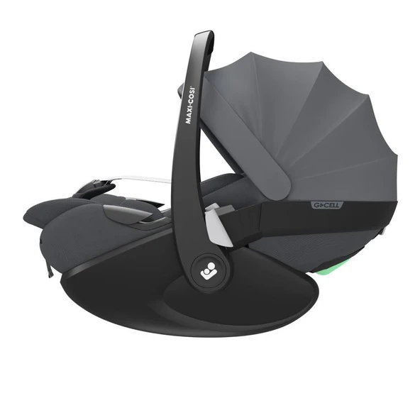 Maxi-Cosi Pebble 360 Pro Dünyanın İlk Kızaklı, Araç Dışına Çıkabilen ADAC'lı 360 Dönebilen Tam Yatabilen İsofix Bazalı Ana Kucağı ve Bebek Oto Koltuğu 0-13 kg Twillic Graphite - 2