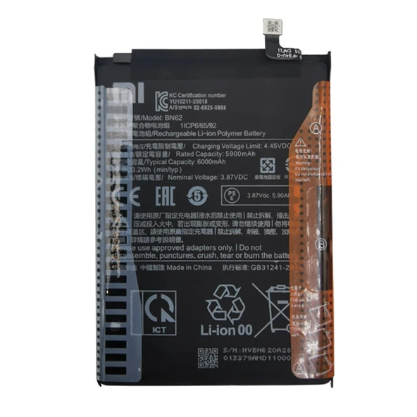 Xiaomi Redmi 9T BN62 Orijinal Batarya