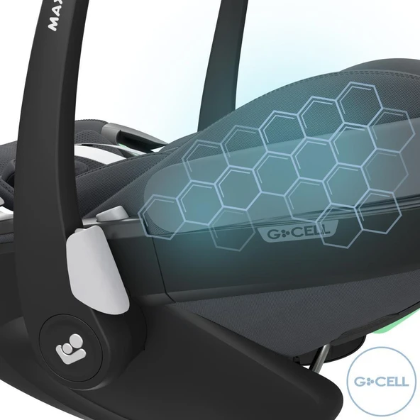 Maxi-Cosi Pebble 360 Pro Dünyanın İlk Kızaklı, Araç Dışına Çıkabilen ADAC'lı 360 Dönebilen Tam Yatabilen İsofix Bazalı Ana Kucağı ve Bebek Oto Koltuğu 0-13 kg Twillic Graphite - 8