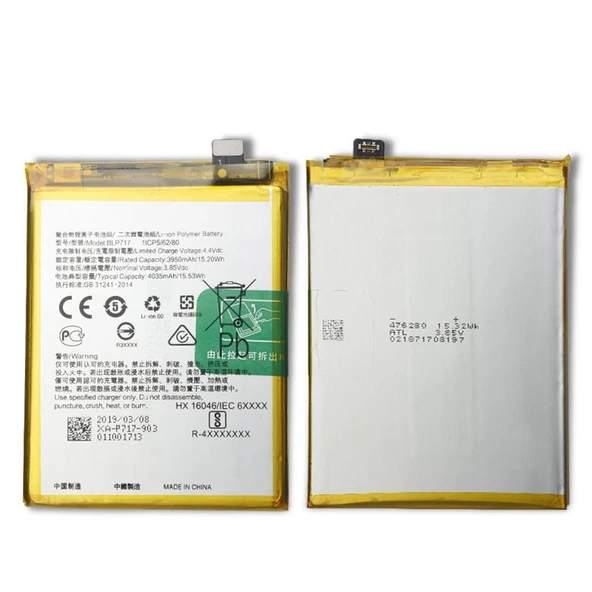 Oppo Reno Z Orijinal BLP717 Batarya Pil