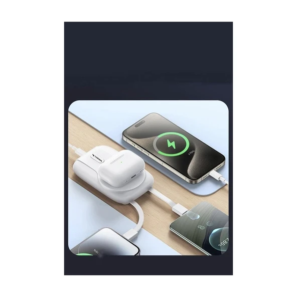 10000mAh Magsafe Powerbank – Standlı, Kablosuz & PD 22.5W Hızlı Şarj - 5