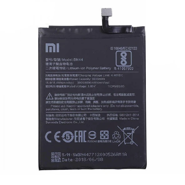 Xiaomi Redmi 5 Plus Bn44 Orjinal Batarya Pil