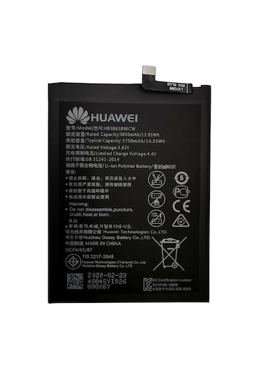 Huawei Mate 20 Lite Hb386589Ecw Batarya Pil 3650 mAh