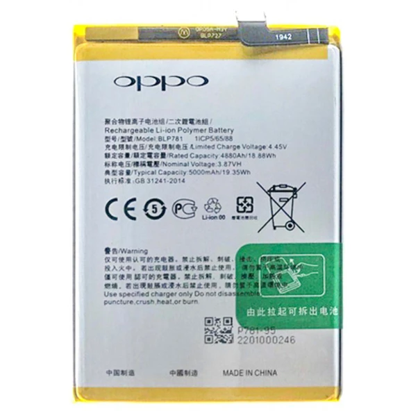 Oppo A54 Orijinal BLP805 Batarya Pil