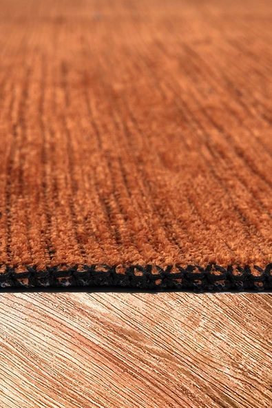 KİLİMİSTA MİLANO ML107 Kiremit Leke Tutmaz Antialerjik Yıkanılabilir Dokuma Dekoratif Halı Kilim - 3