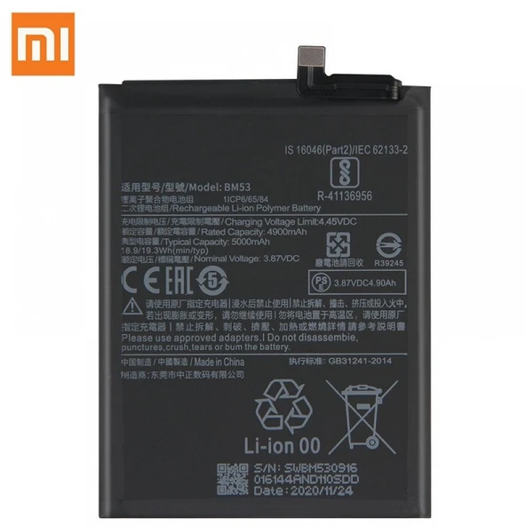 Xiaomi Mi 10T Pro BM53 Batarya Pil
