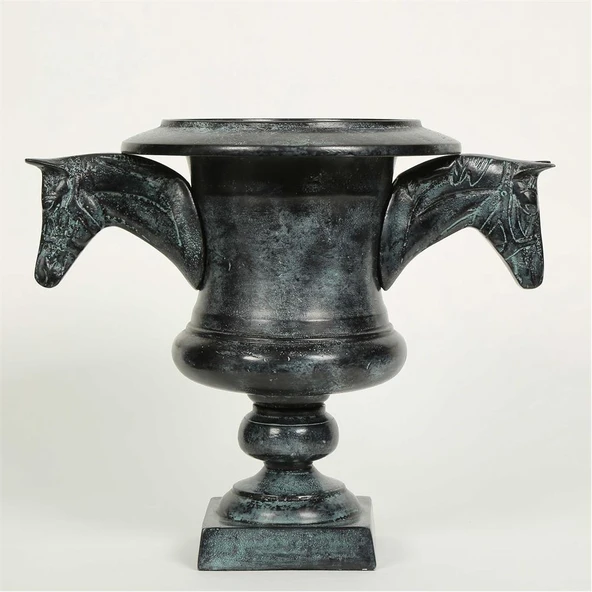 Vitale Metal Green Atlı Vazo 24*37*31 cm