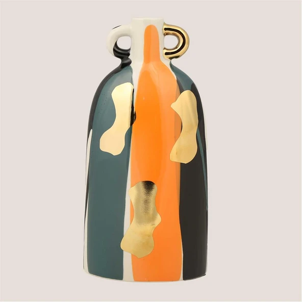 Vitale Seramik Küçük Çan Vazo 14*9*29 cm