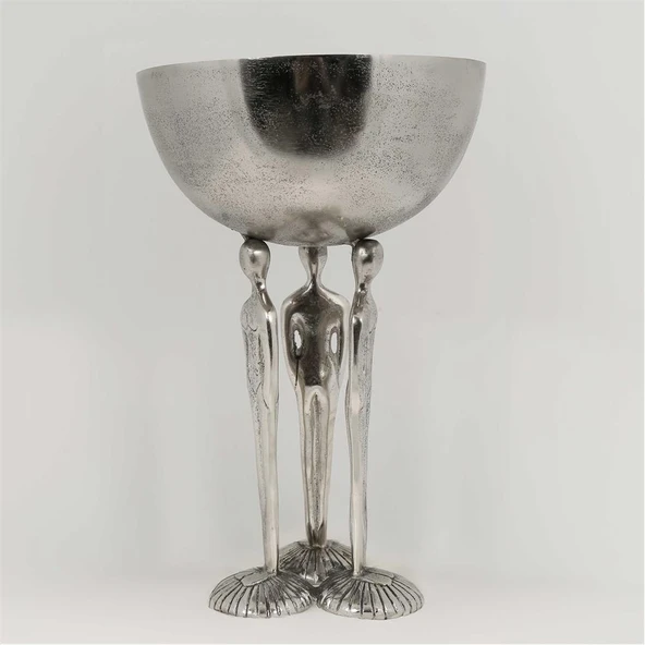 Vitale Metal Silver Kadın Meyvelik 31*35*47 cm ürün görseli 1