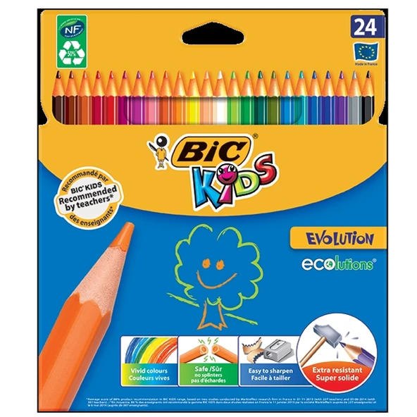 Bic Kuru Boya Evolutıon 24 LÜ 937515